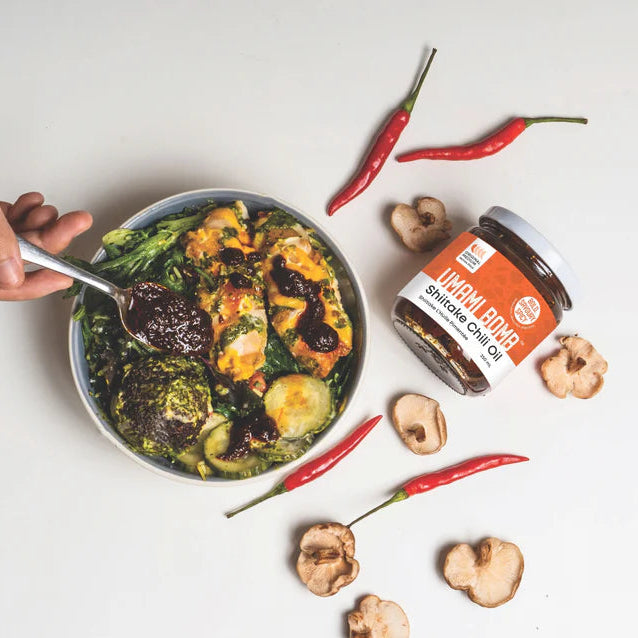 Vumami Foods Umami Bomb Medium Shiitake Chili Oil - 250ml