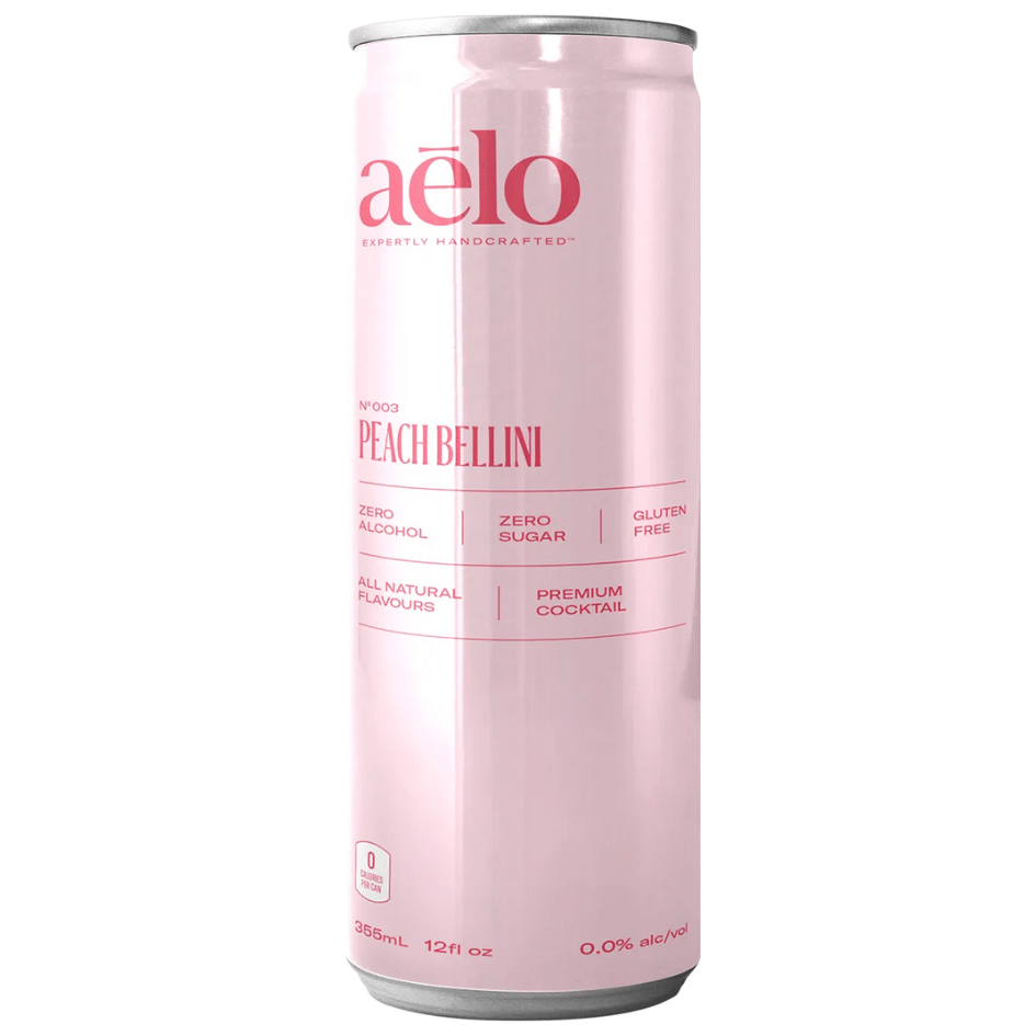Aēlo Alcohol Free Peach Bellini - 355ml