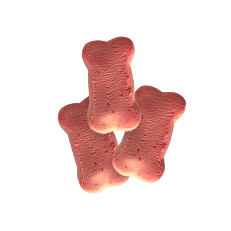 Ami Biscuits Mini Bones Berry Flavour - 500g