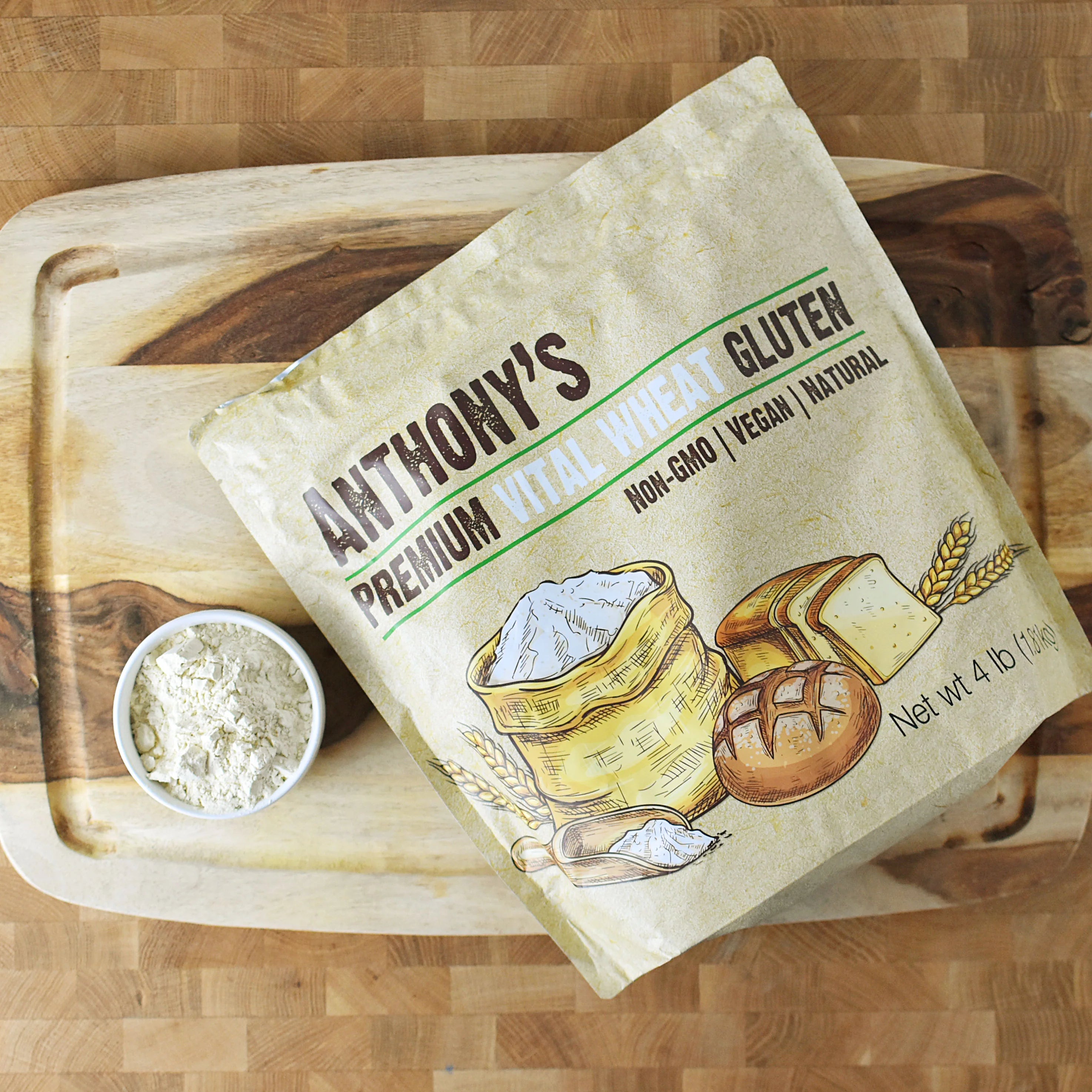 Anthony's Goods Premium Vital Wheat Gluten - 1.81kg