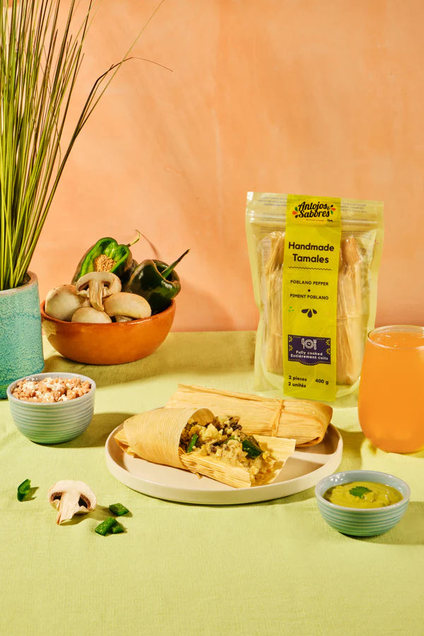 Antojos y Sabores Poblano Pepper Tamales - 310g
