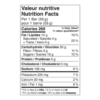 EatLove Dark Chocolate Peanut Bar - 55g