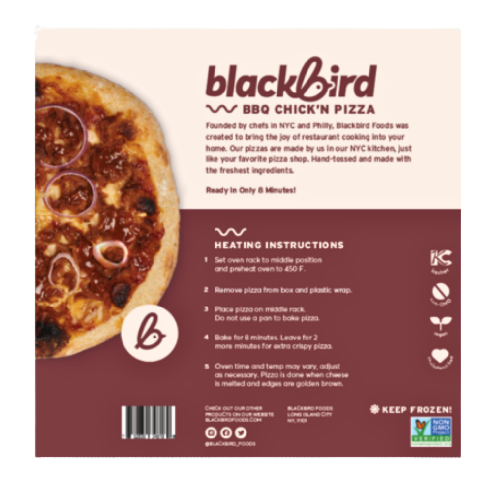 Blackbird Foods BBQ Chick'n Pizza - 397g