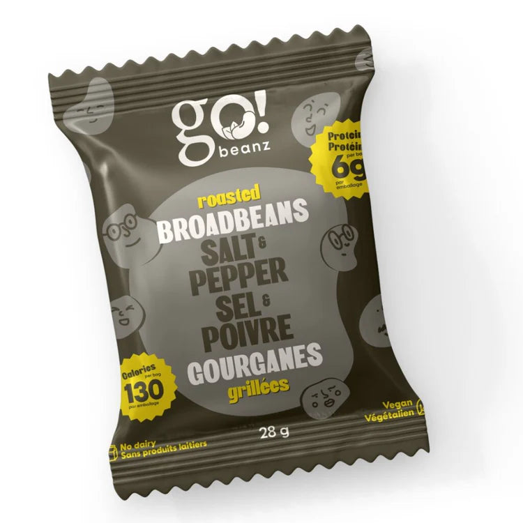 Go! Beanz Salt & Pepper Roasted Broad Beans - 28g
