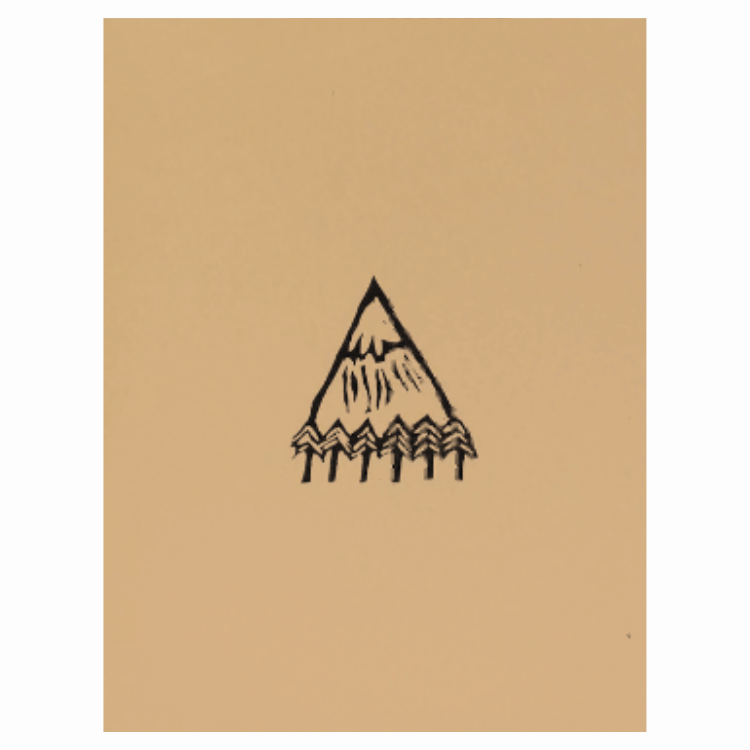 Bestowed Greeting Cards (Blank Inside) - Brown