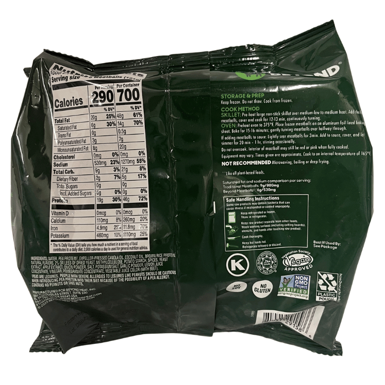 Beyond Meat Italian Style Meatballs - 283g
