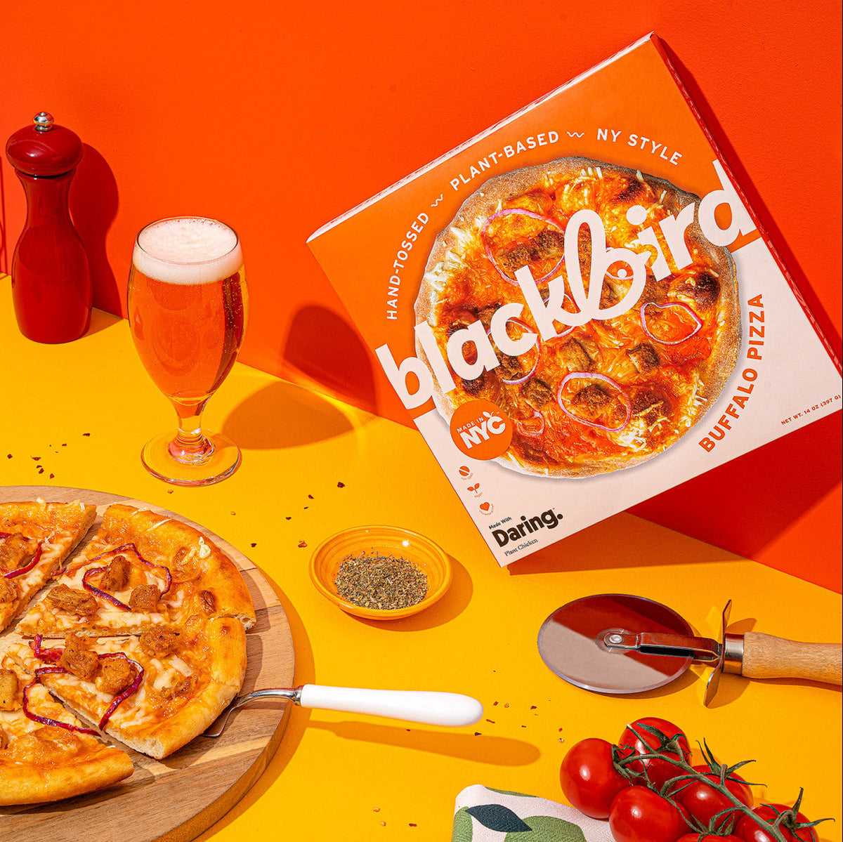 Blackbird Foods Buffalo Chick'un Pizza - 397g