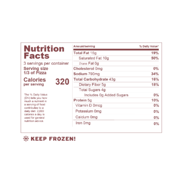 Blackbird Foods Margherita Pizza - 397g