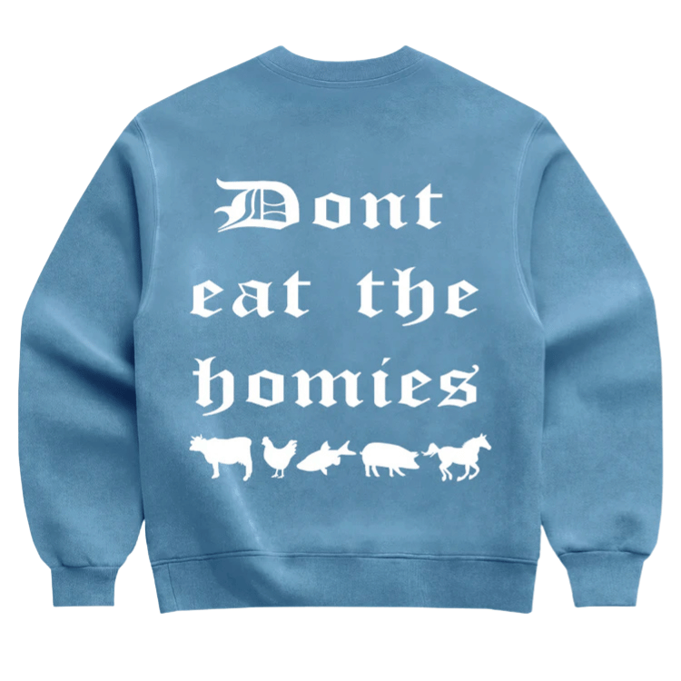 Don't Eat The Homies OG Crewneck - Pebble Blue