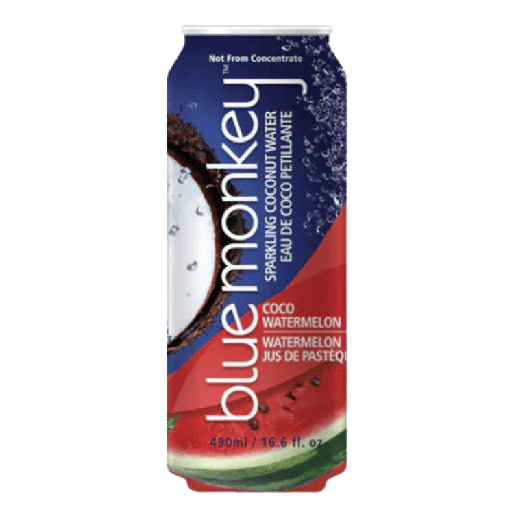 Blue Monkey Sparkling Coconut Water Watermelon Juice - 330ml