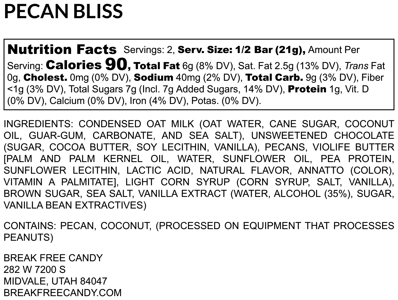 Barre de bonbons Go Max Go Major