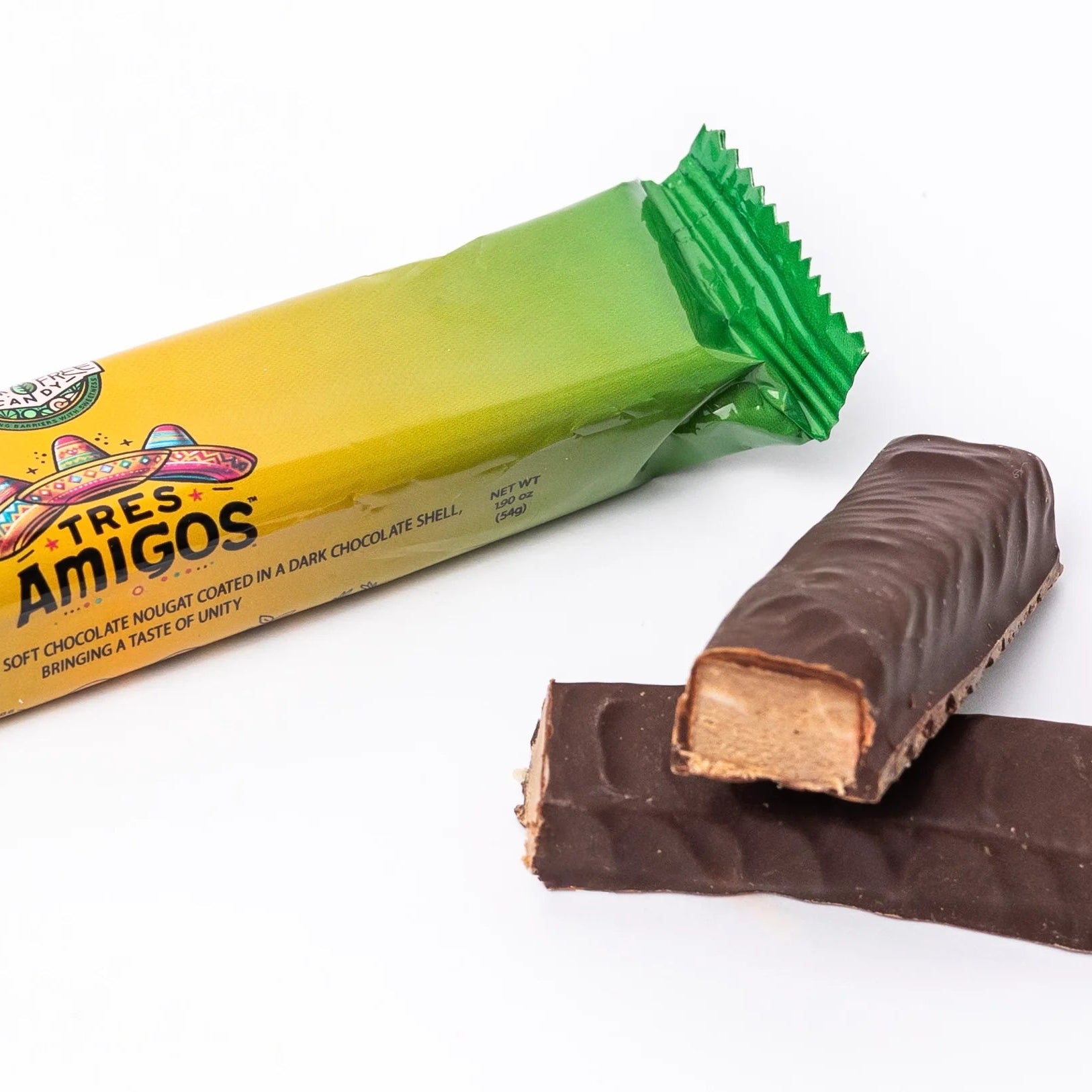 Break Free Tres Amigos Chocolate Bar - 54g