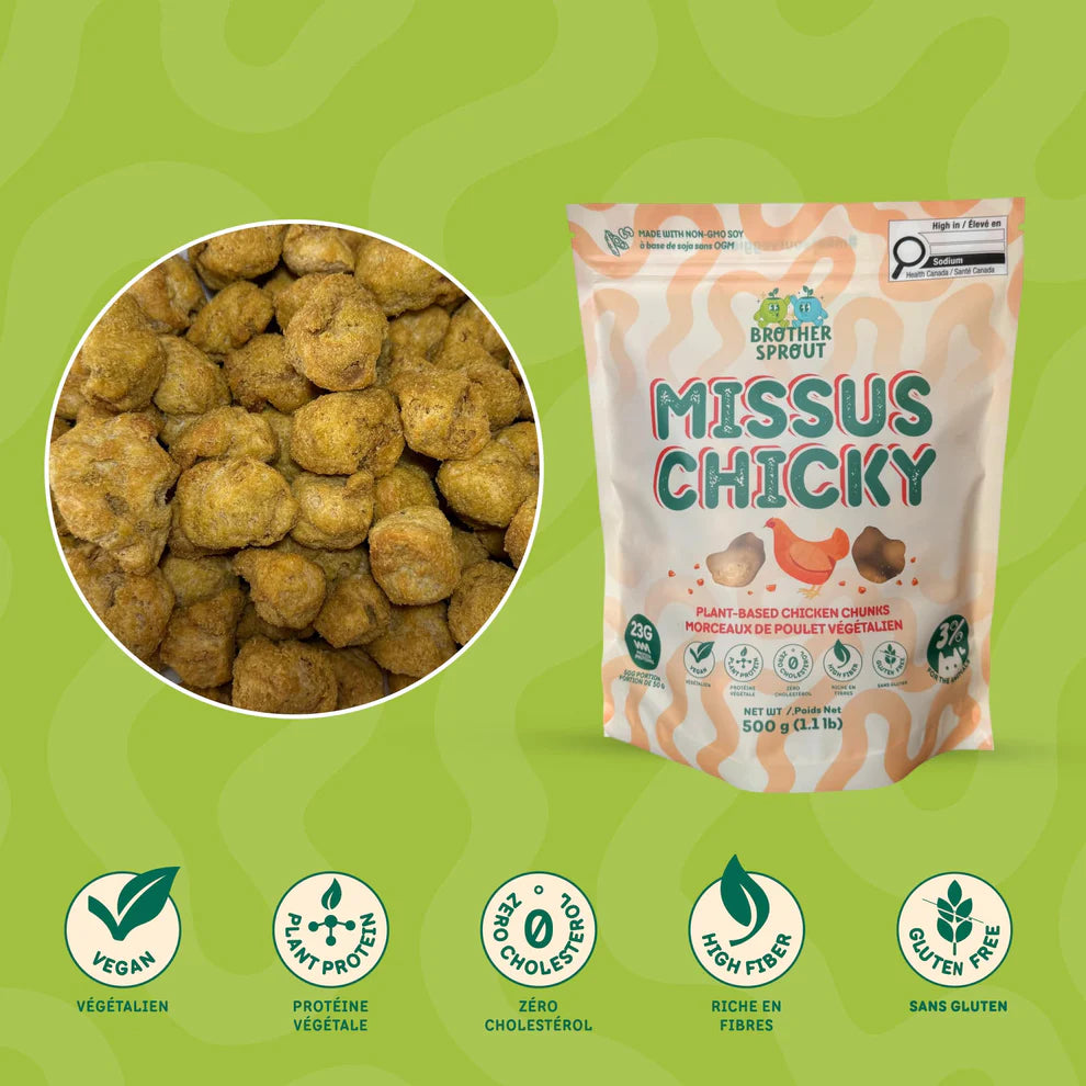 Brother Sprout Missus Chicky Plant-Based Chicken Bits - 500g