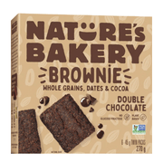 Nature's Bakery Double Chocolate Brownie Bars - 270g
