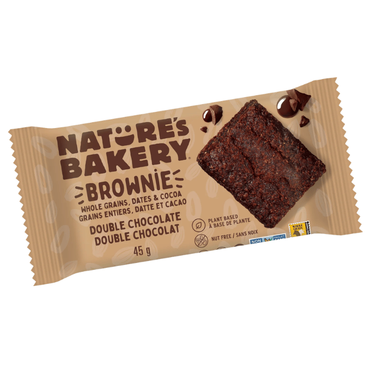 Nature's Bakery Double Chocolate Brownie Bars - 270g