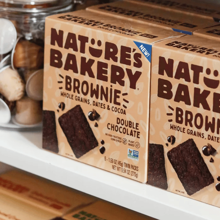 Nature's Bakery Double Chocolate Brownie Bars - 270g