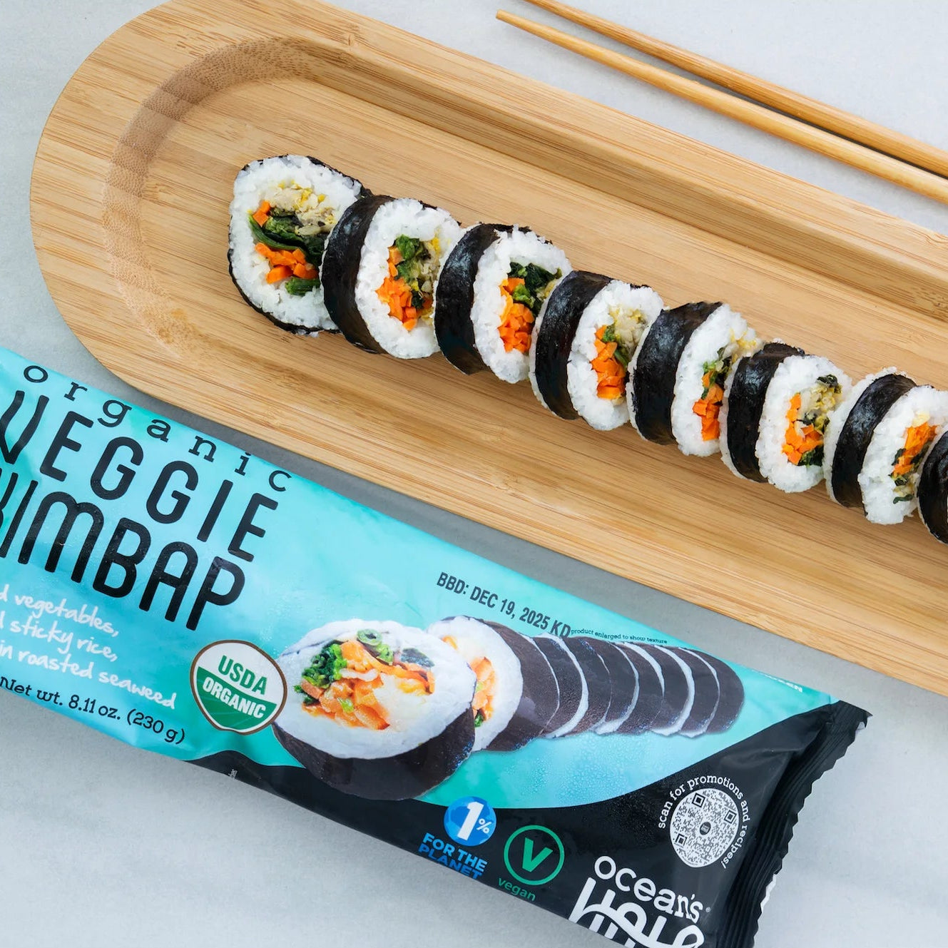 Ocean's Halo	Veggie Kimbap - 230g