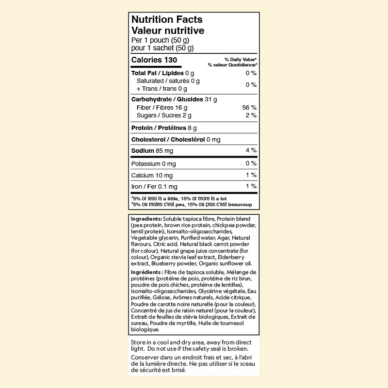 Herbaland Snacks With Benefits Mixed Berry Vegan Protein Gummies - 50g