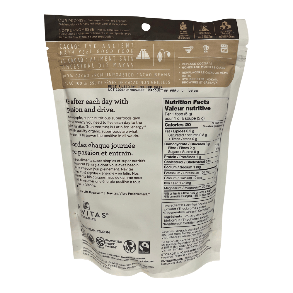 Navitas Organics Cacao Powder - 454g