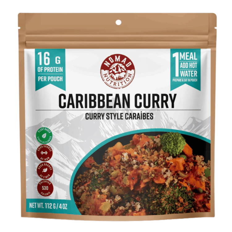 Nomad Nutrition Cari des Caraïbes Aventure Repas - 56g