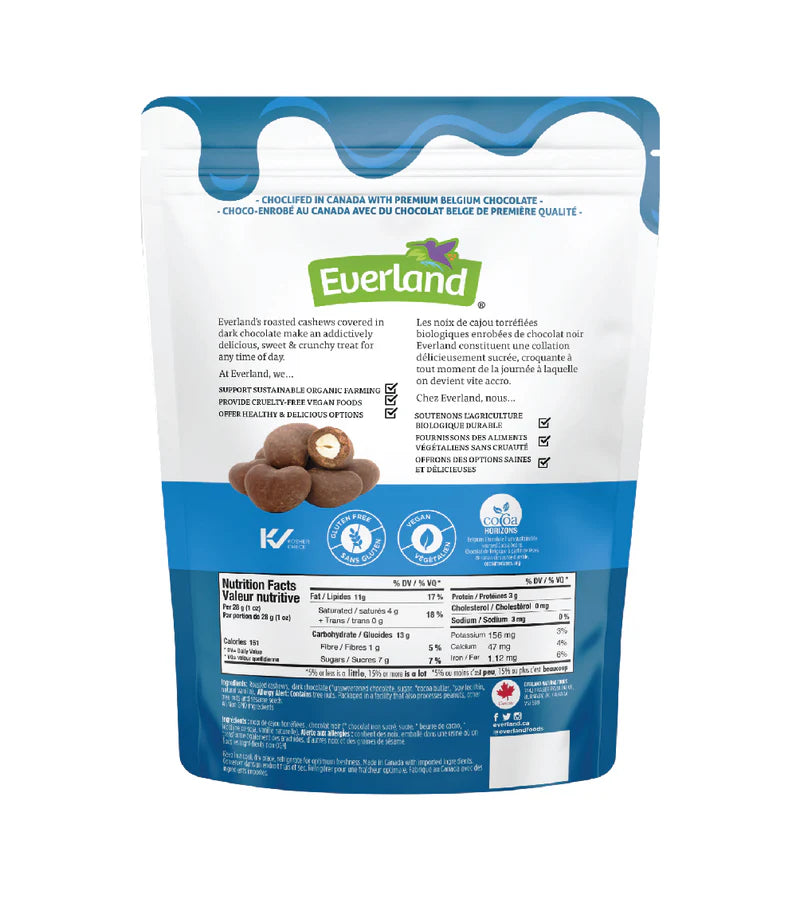 Everland Chocolate Covered Cashews - 113g