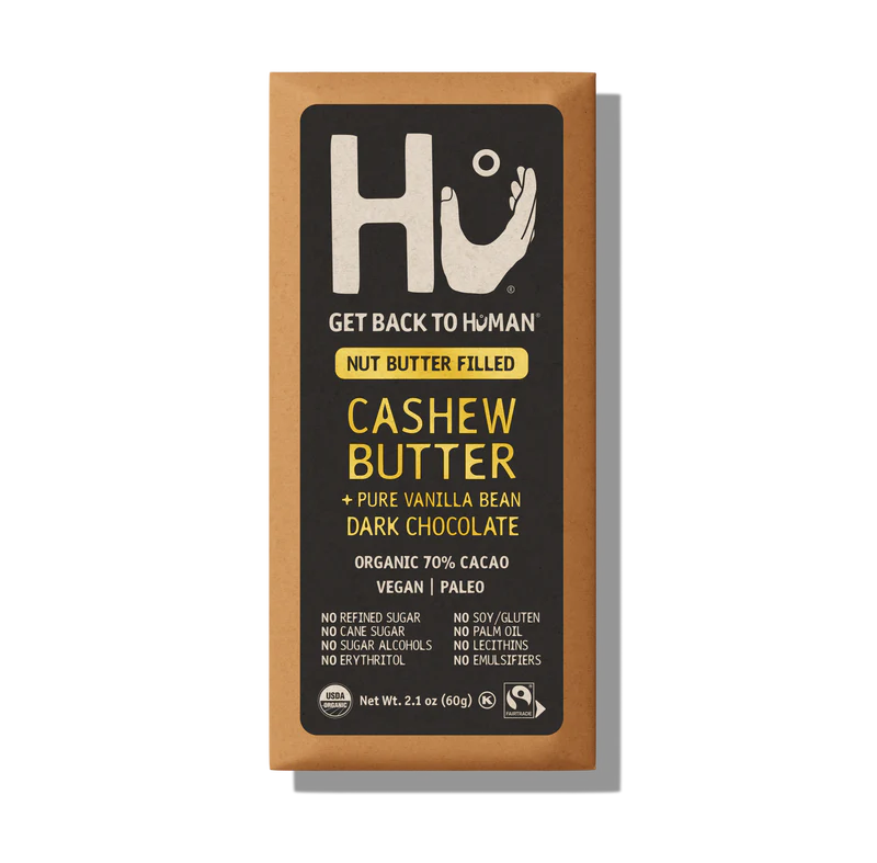 HU Cashew Vanilla Dark Chocolate Bar - 60g