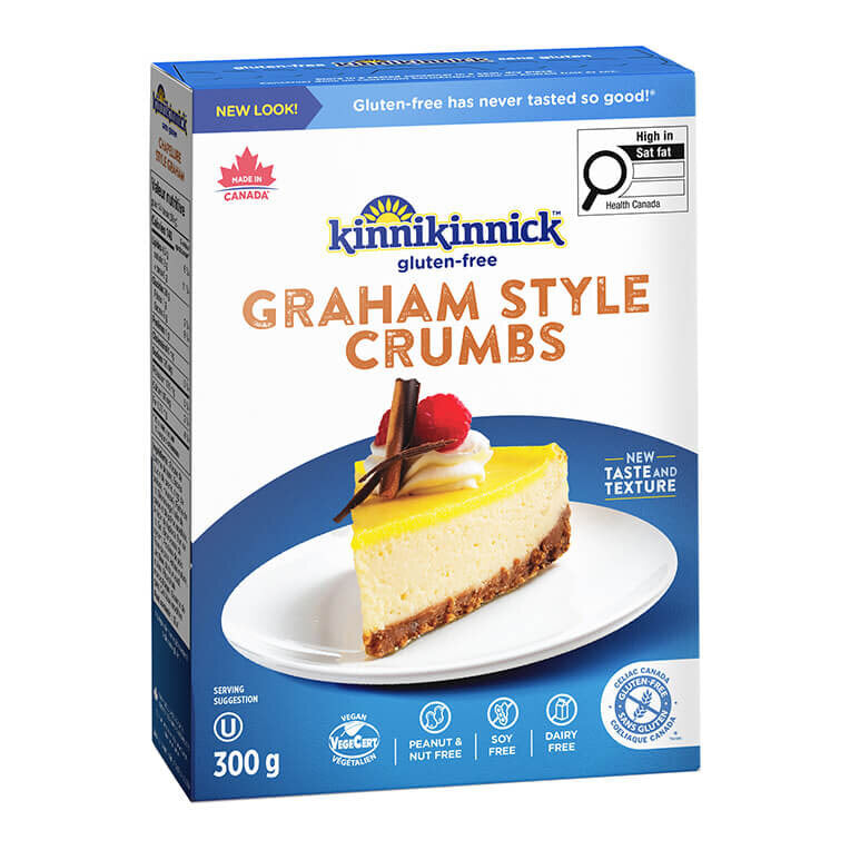Kinnikinnick Graham Style Cracker Crumbs - 300g