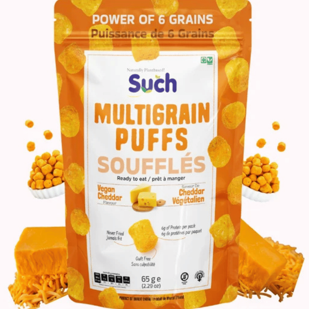 Such Foods Vegan Cheddar Puffs - 65g