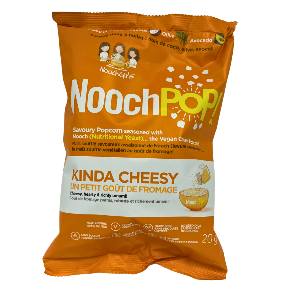 NoochPoP Kinda Cheesy Popcorn - 20g
