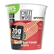 Chef Woo Vegan Braised Beef Flavour Ramen Cup - 71g