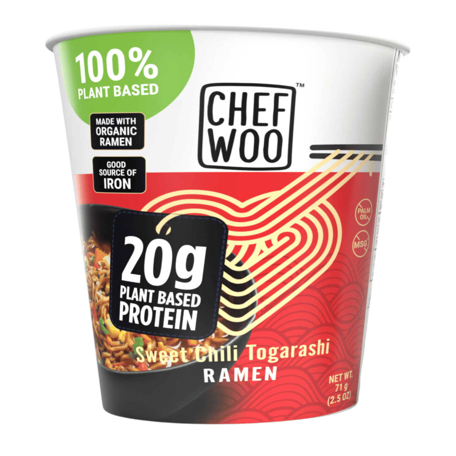 Chef Woo Sweet Chili Togarashi Ramen Cup - 71g