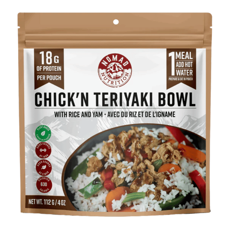 Nomad Nutrition Chick'n Teriyaki Bowl Adventure Meal - 112g