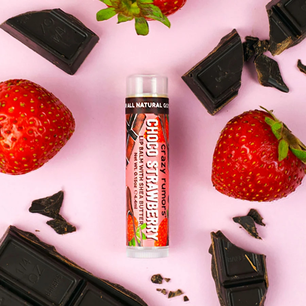 Crazy Rumors Choco Strawberry Lip Balm - 4.2g