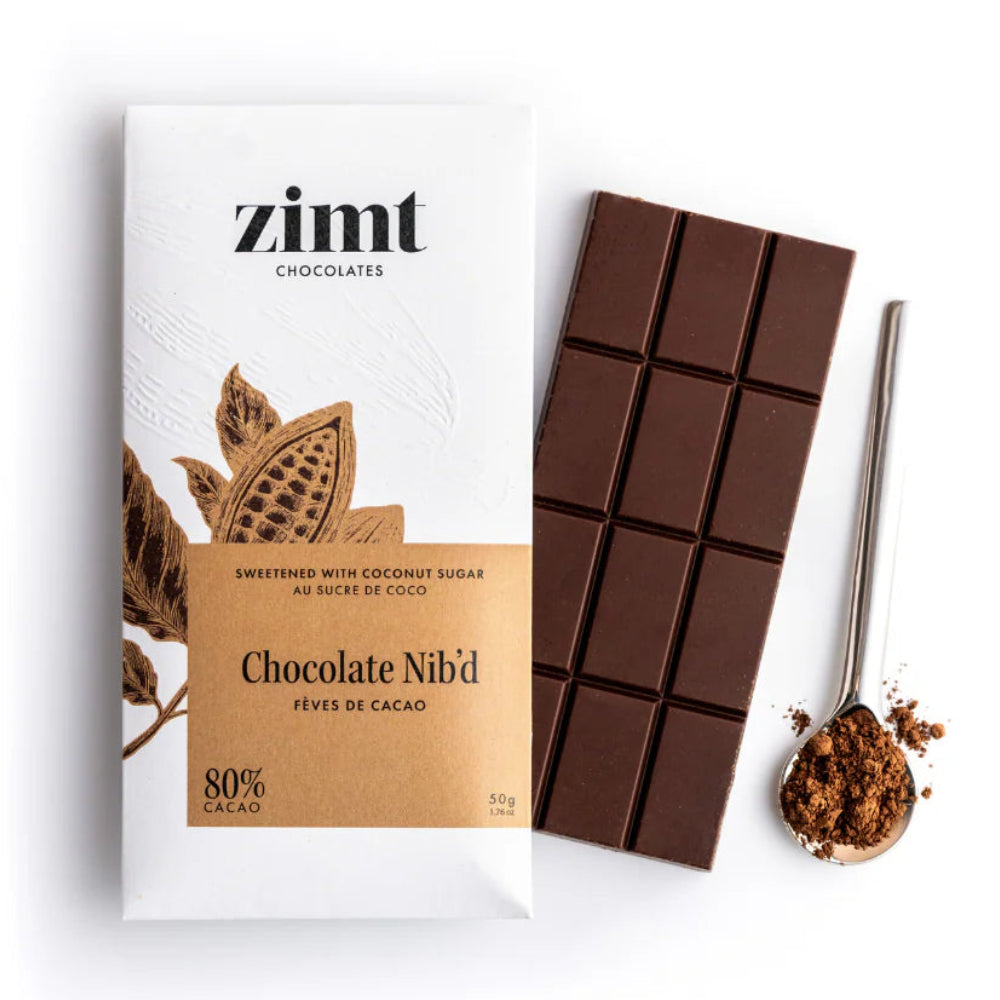 Zimt Chocolate Nib'd Chocolate Bar - 50g – Vegan Supply Zimt Chocolate Nib'd Chocolate Bar - 50g – Vegan Supply