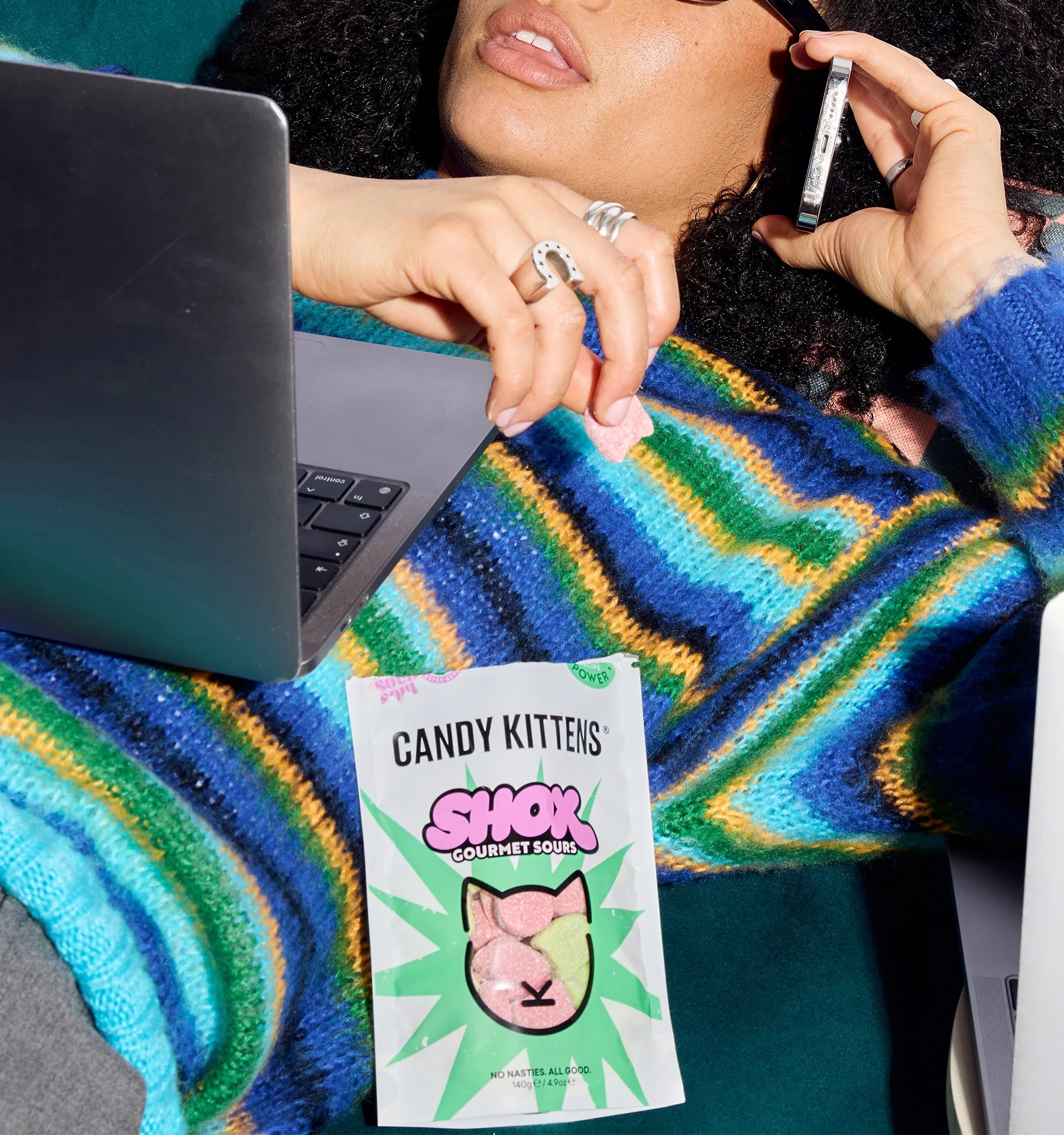 Candy Kittens Shox Gourmet Gummies - 140g