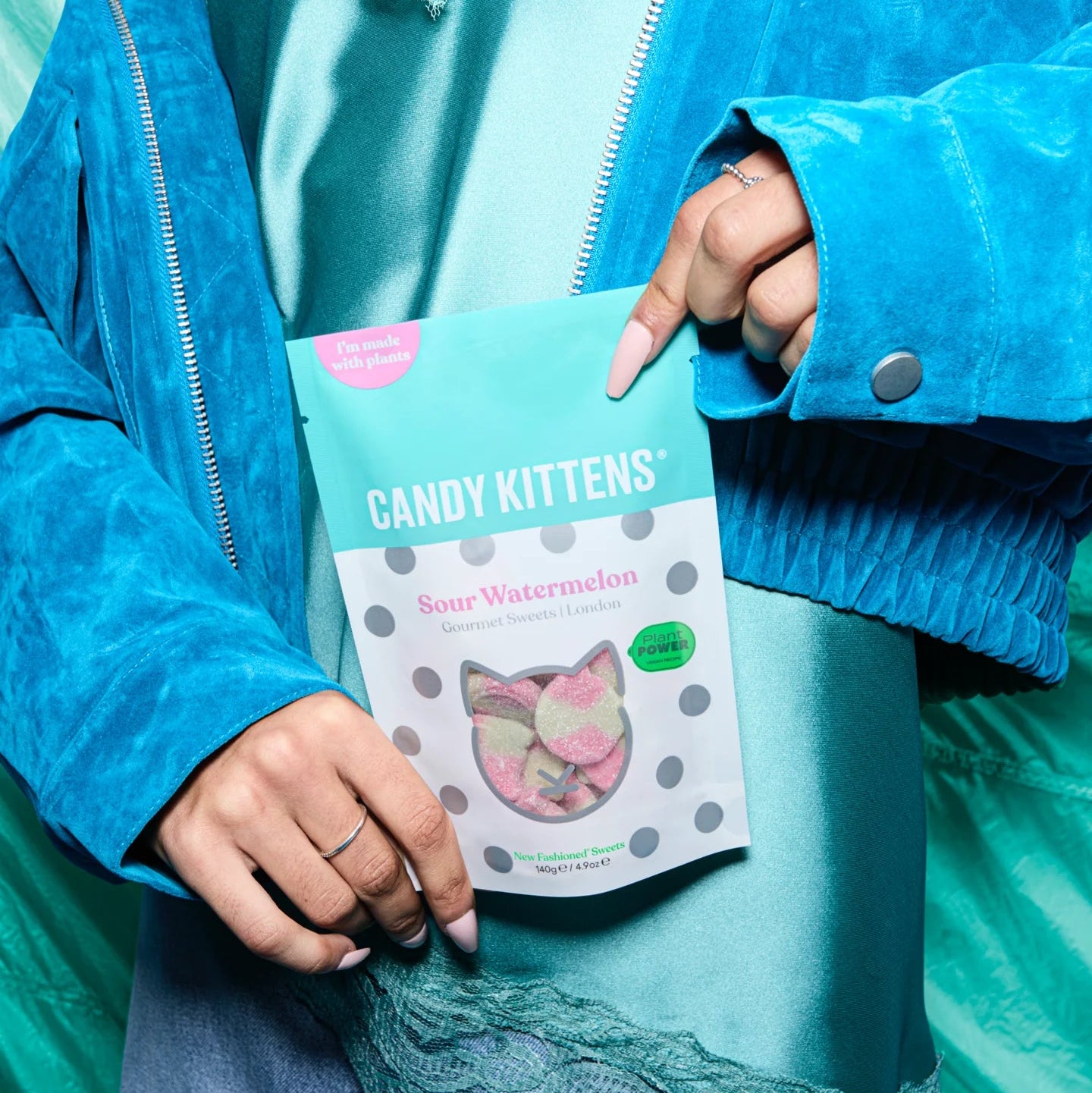 Candy Kittens Sour Watermelon Gummies - 140g