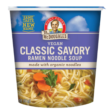 Tasse de ramen au poulet Dr. McDougall's - 50g