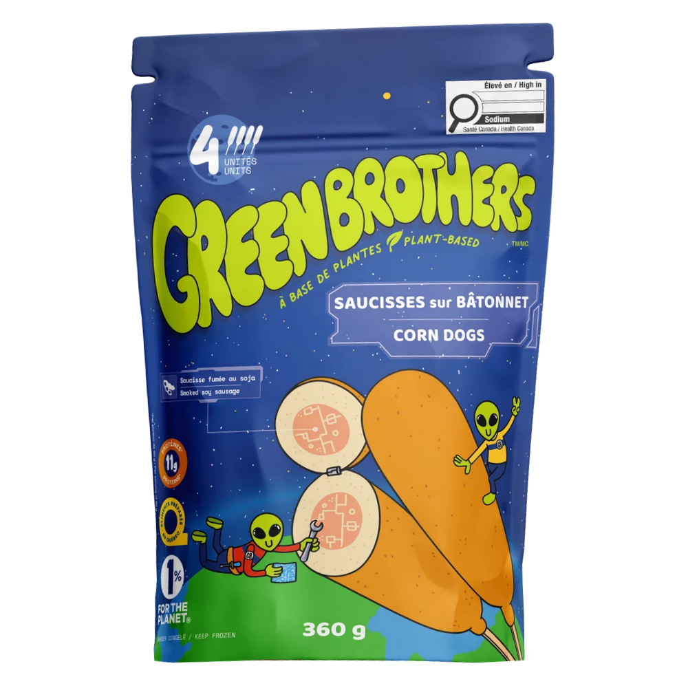 Green Brothers Corn Dogs - 360g
