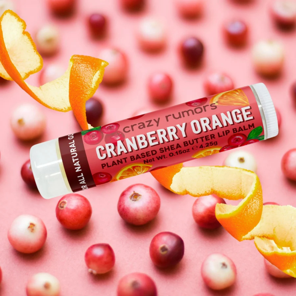 Crazy Rumors Cranberry Orange Lip Balm - 4.2g