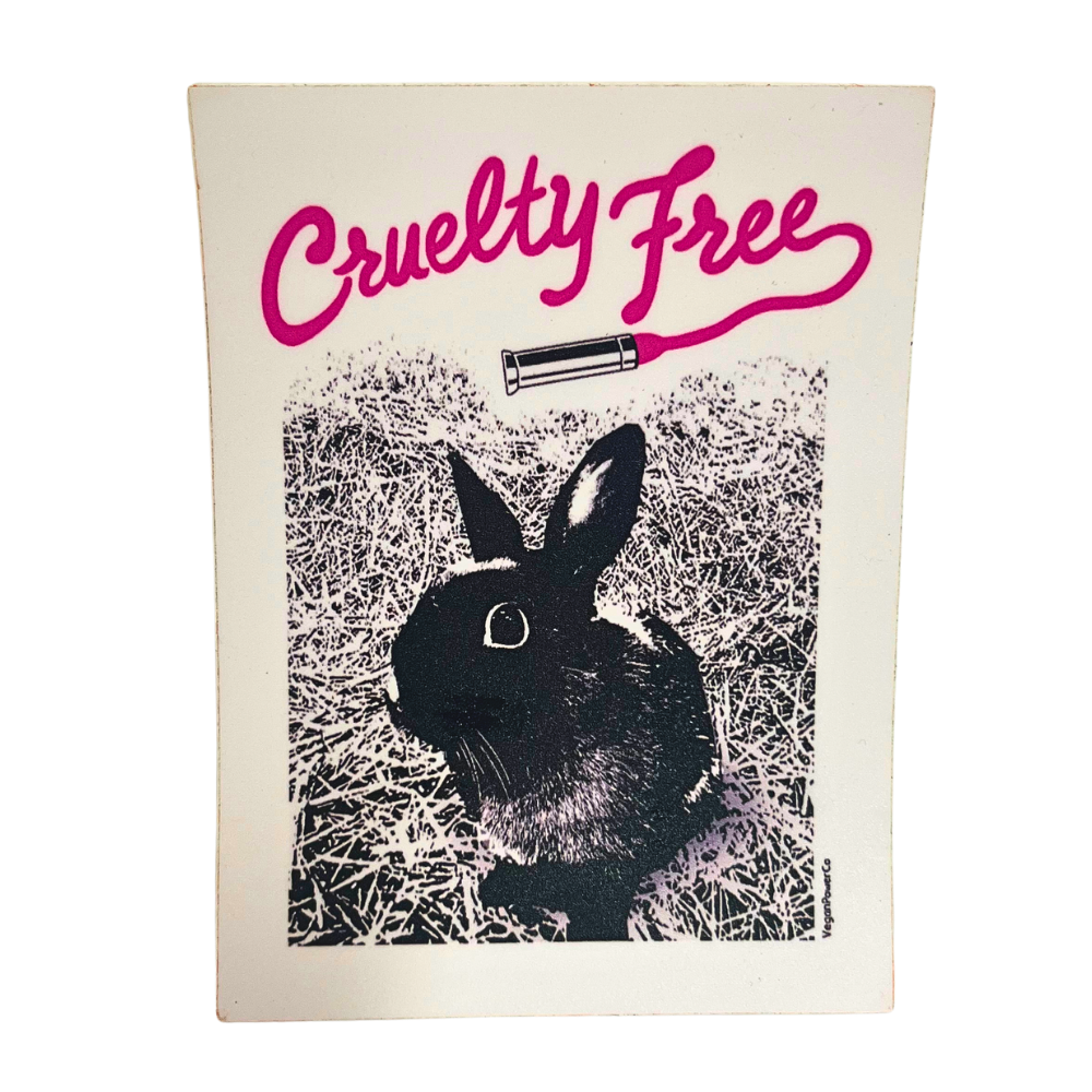 Vegan Power Co 'Cruelty Free' Sticker