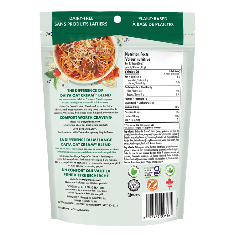 Planche à Découper Daiya Parmesan - 200g