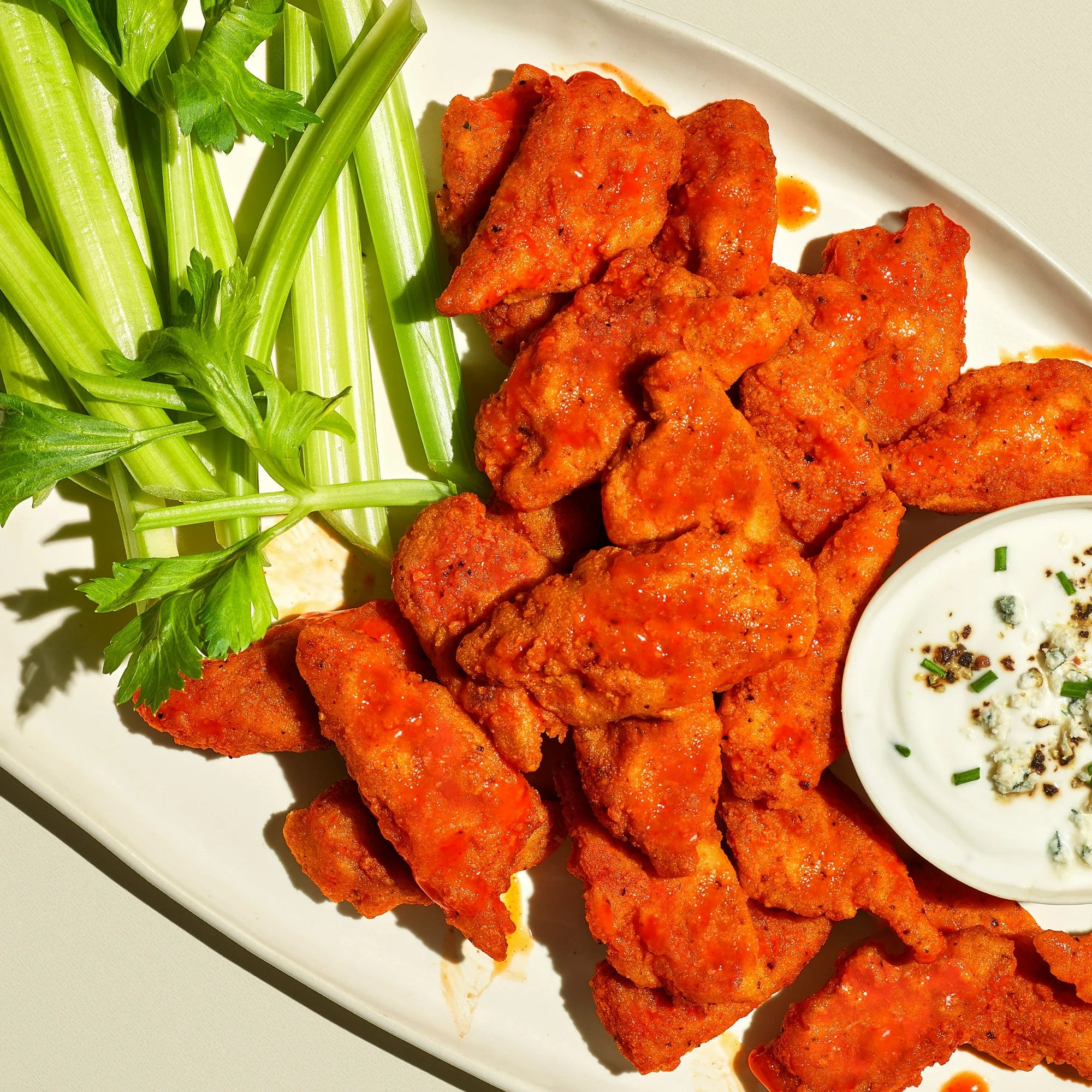 Daring Buffalo Plant-Based Chicken Pieces - 227g