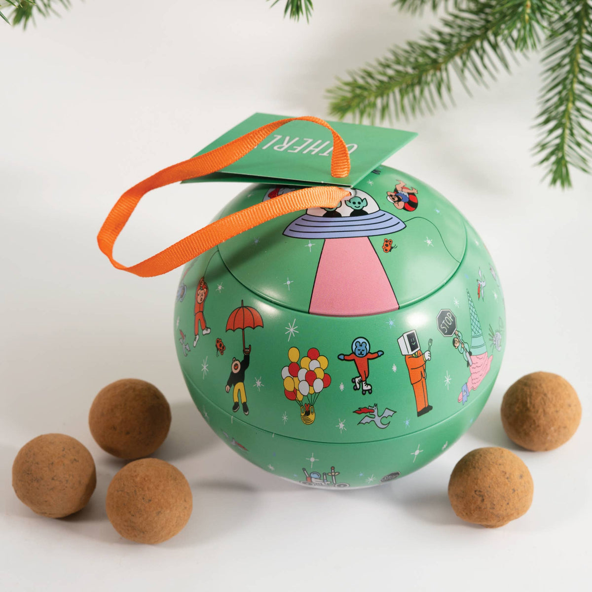 Otherly Oatm*lk Salted Caramel Festive Bauble Tin - 100g