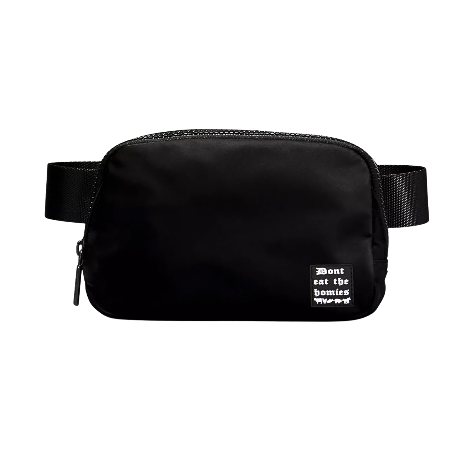 Don't Eat the Homies Belt Bag - Black