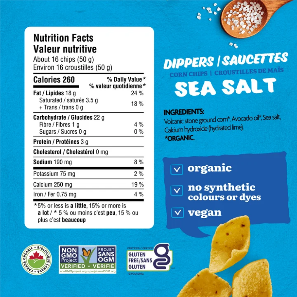 Que Pasa Sea Salt Dippers Corn Chips - 170g