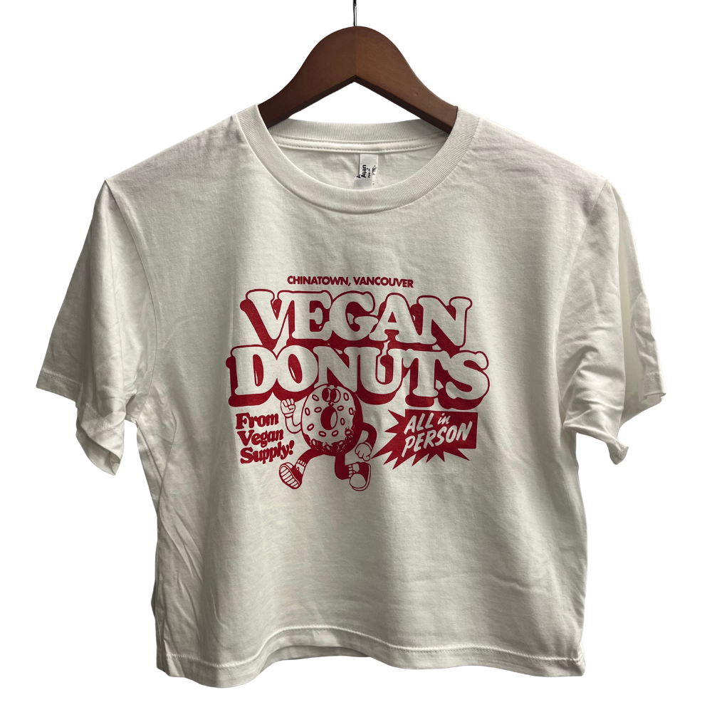Vegan Power Co 'Plant Based' Acid Wash Noir T-shirt unisexe