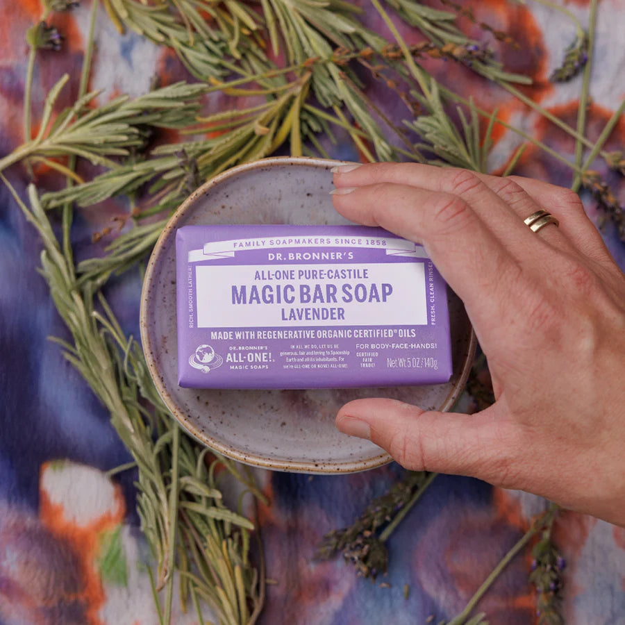 Savon de Castille Pur Lavande de Dr. Bronner's - 140g