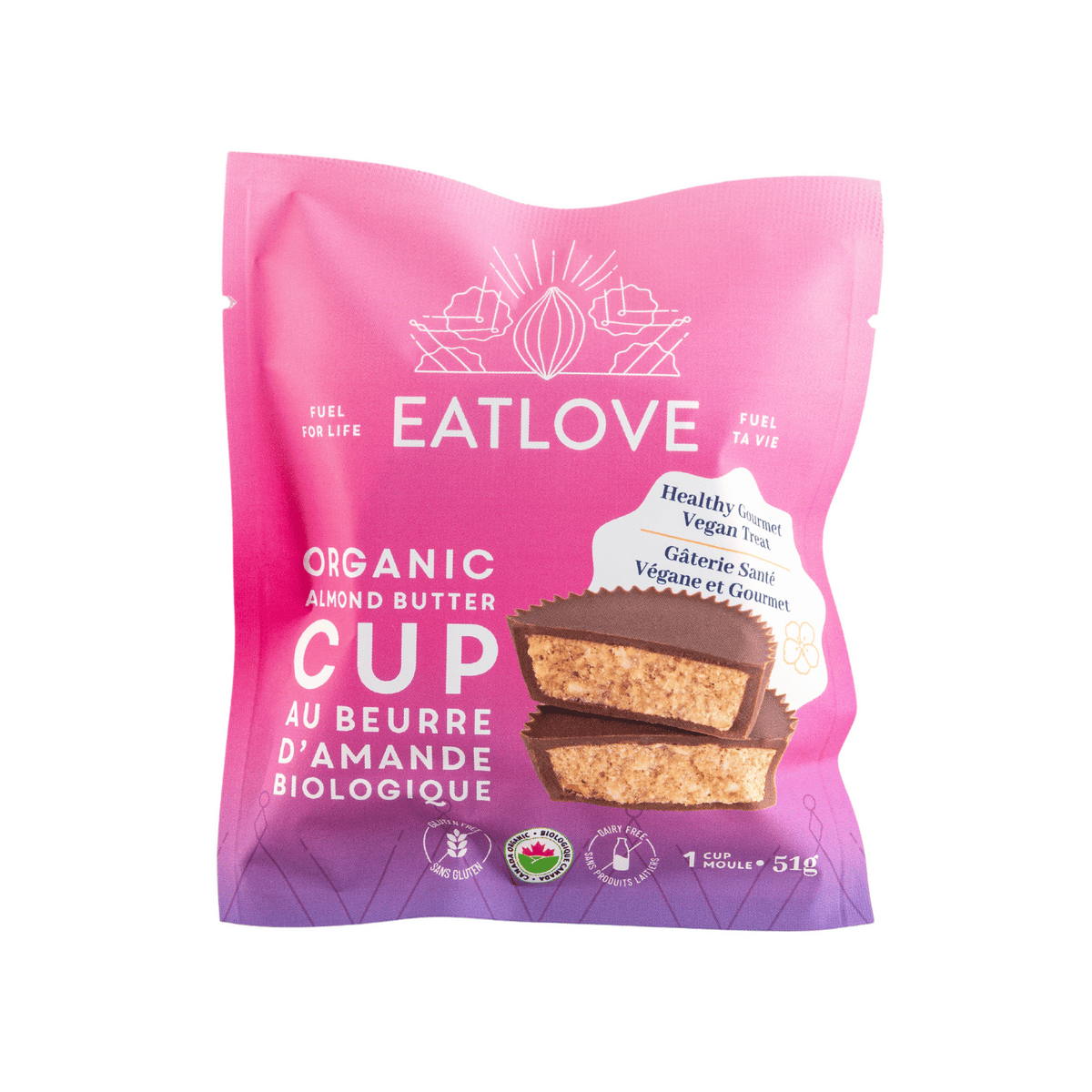 EatLove Almond Butter Cup - 52g – Vegan Supply