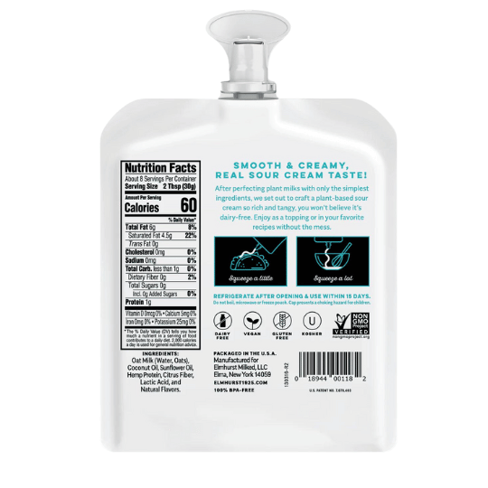 Elmhurst Sour Cream Alternative - 227ml