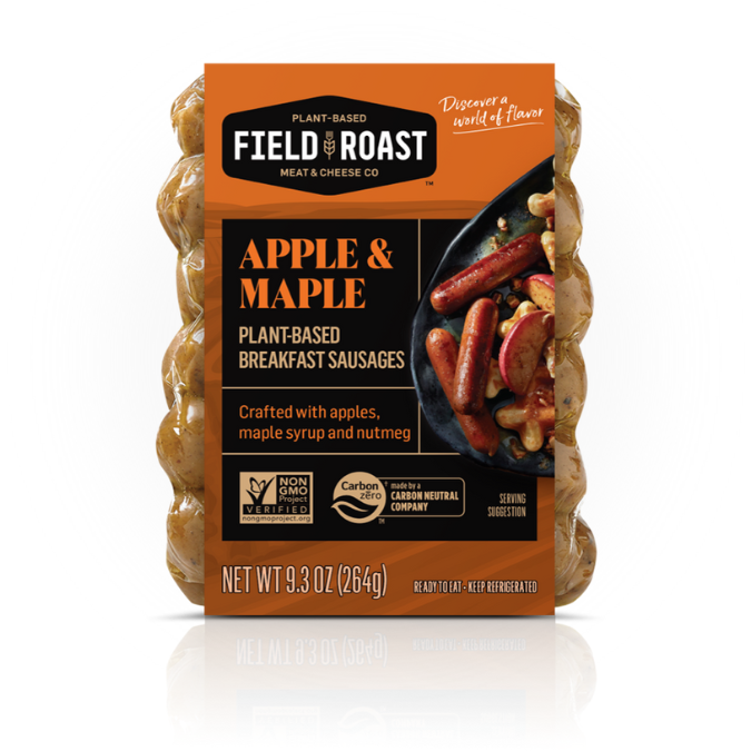 Field Roast Apple & Maple Plant-based Breakfast Sausages - 264g